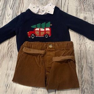 Starting Out boys 9 month Christmas outfit